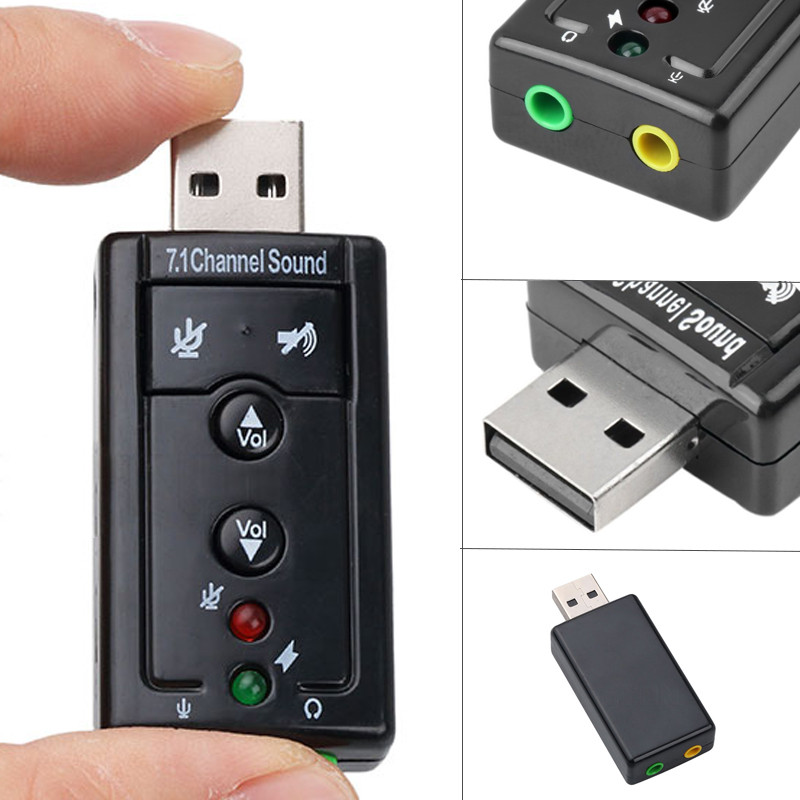 Miniatura 4 de Tarjeta De Sonido Externa Usb 7.1
